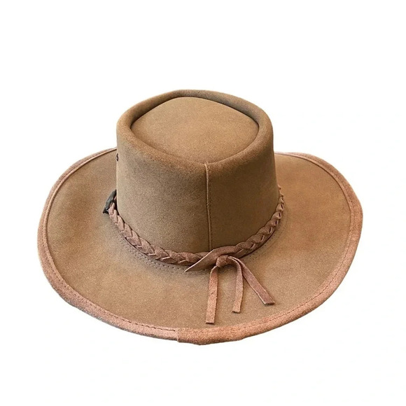 Vintage BC Ben Conner Hats Suede Steer Hide - Picture 5 of 5